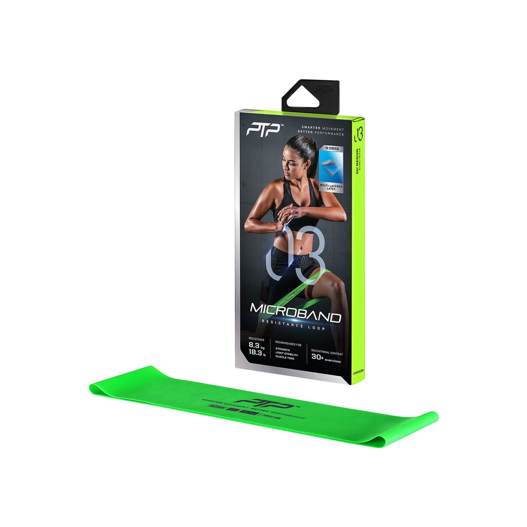 PTP Microband Medium Green MICRO3