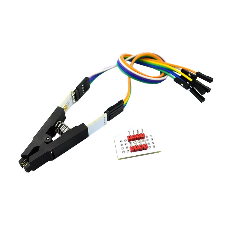 CH341A 24 25 Series EEPROM Flash BIOS USB Programmer Module + SOIC8 SOP8 Test Clip For EEPROM 93CXX / 25CXX / 24CXX