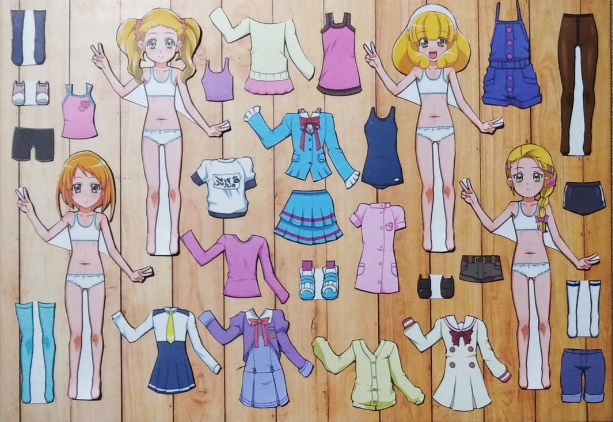 Busy Page Bp Bpan Orang Mainan Anak Edukasi Paper Doll Bongkar Pasang