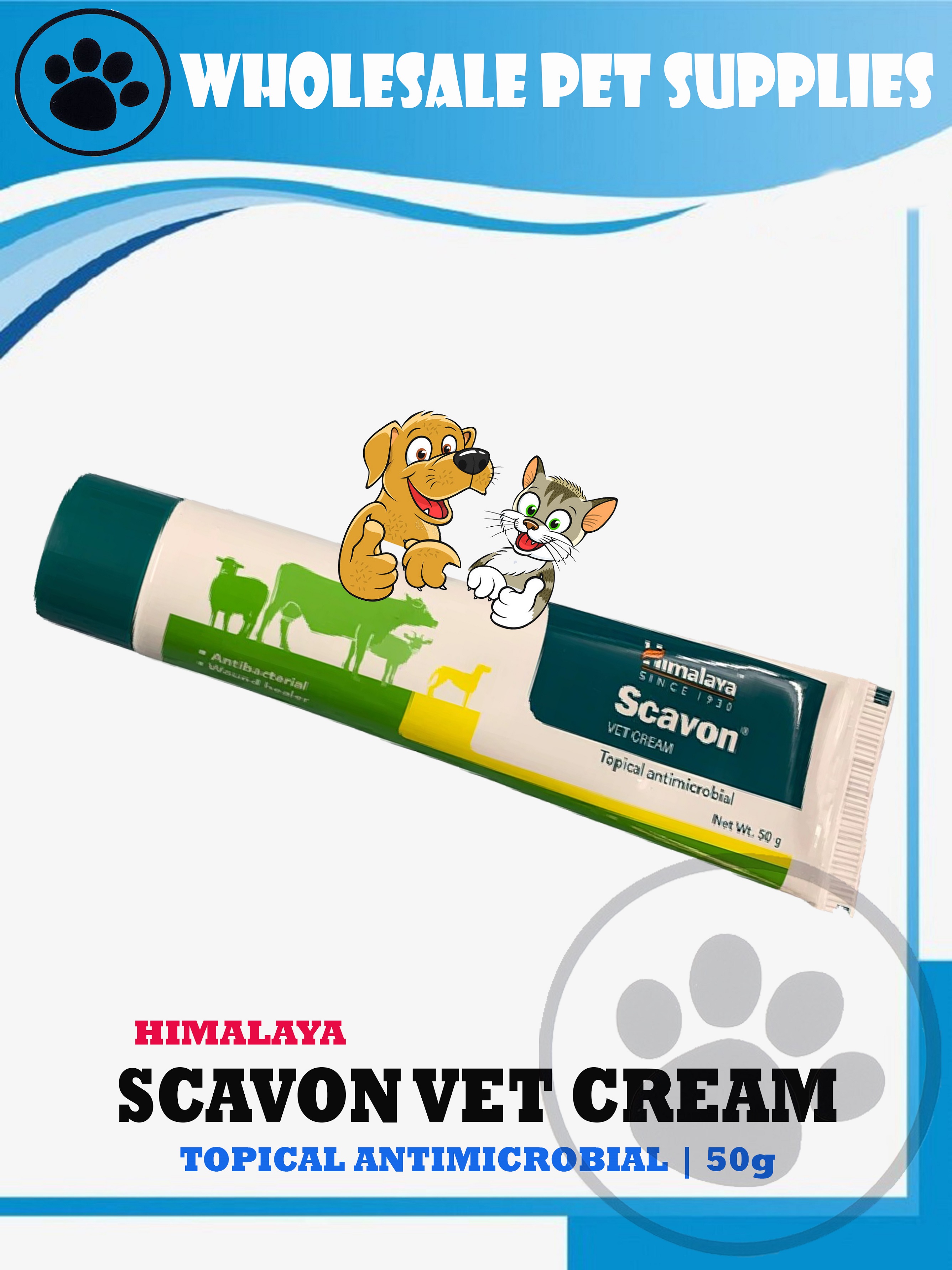 Himalaya SCAVON VET CREAM 50g Lazada PH
