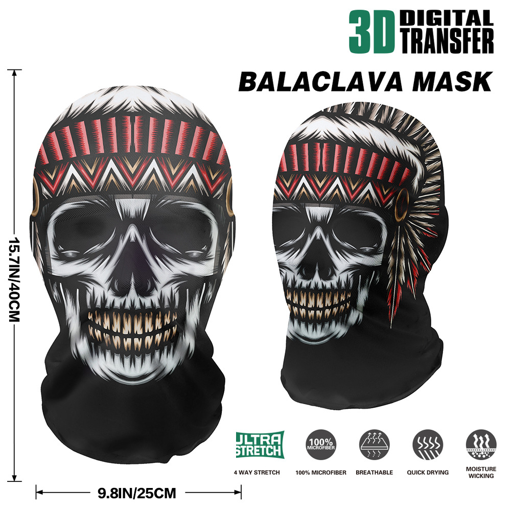 Full Face Visual Mesh Mask Halloween Costume Party Horror Hood Simulation Mask Cosplay Props 3D Seamless Funny Celebrity Face. 