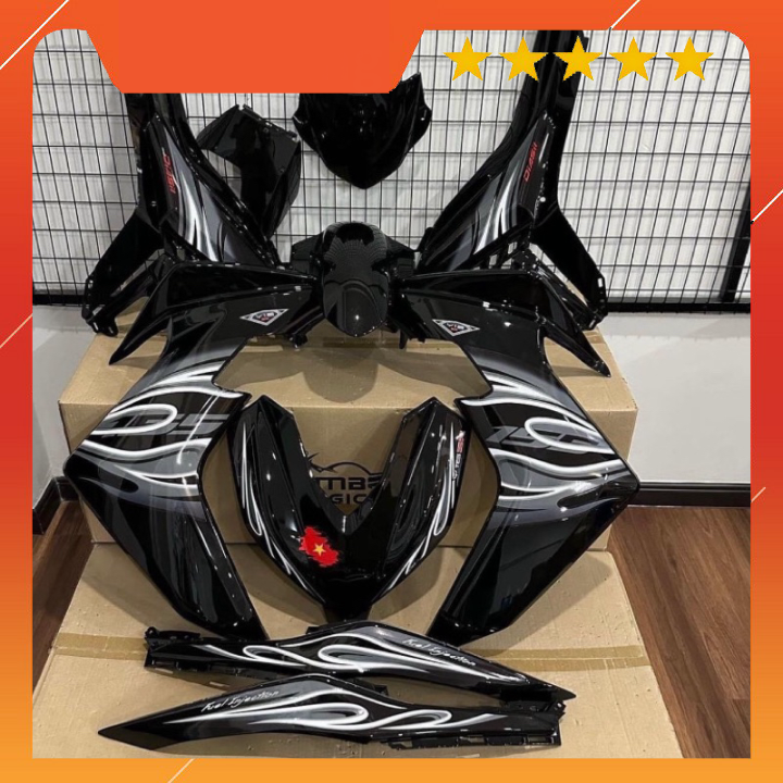 tem rời exciter 155 lửa full đen phối đủ màu