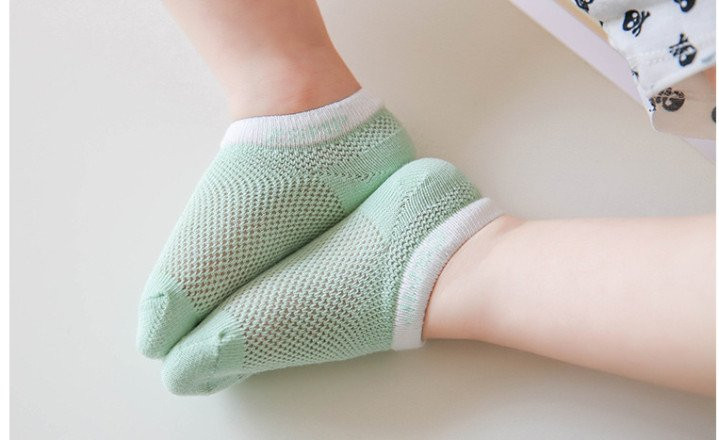 Sét 5 đôi tất dạng lưới cho bé trai/ bé gái