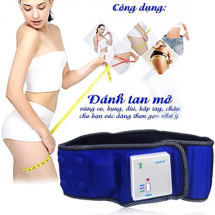 Đai massage bụng x5 tích hợp pin sạc - đai mát xa giảm mỡ bụng - đai massage giảm béo x5 đánh tan mỡ bụng giúp bụng phẳng, eo thon, giảm mỡ tích tụ.