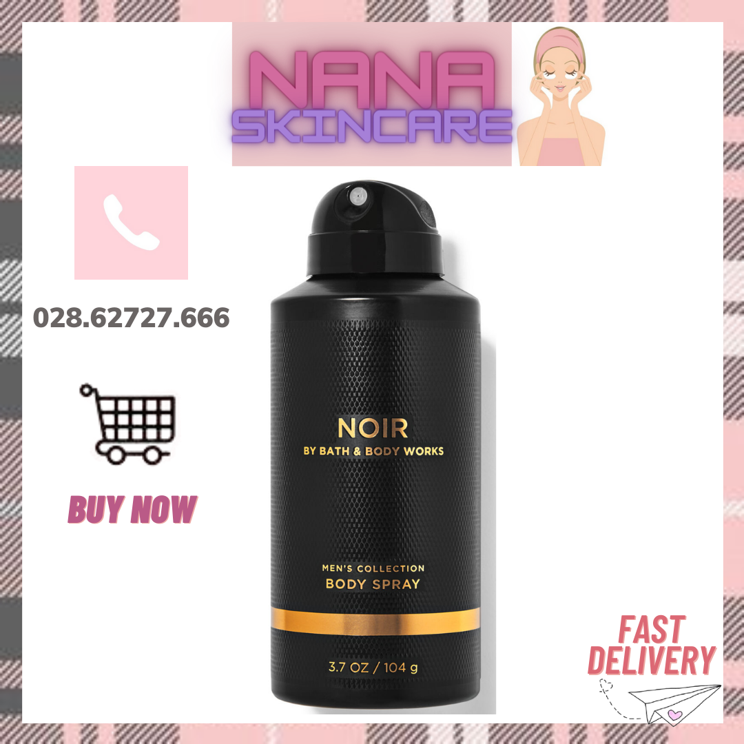 [HCM]Xịt Toàn Thân Nam Bath And Body Works - Noir Body Spray For Men