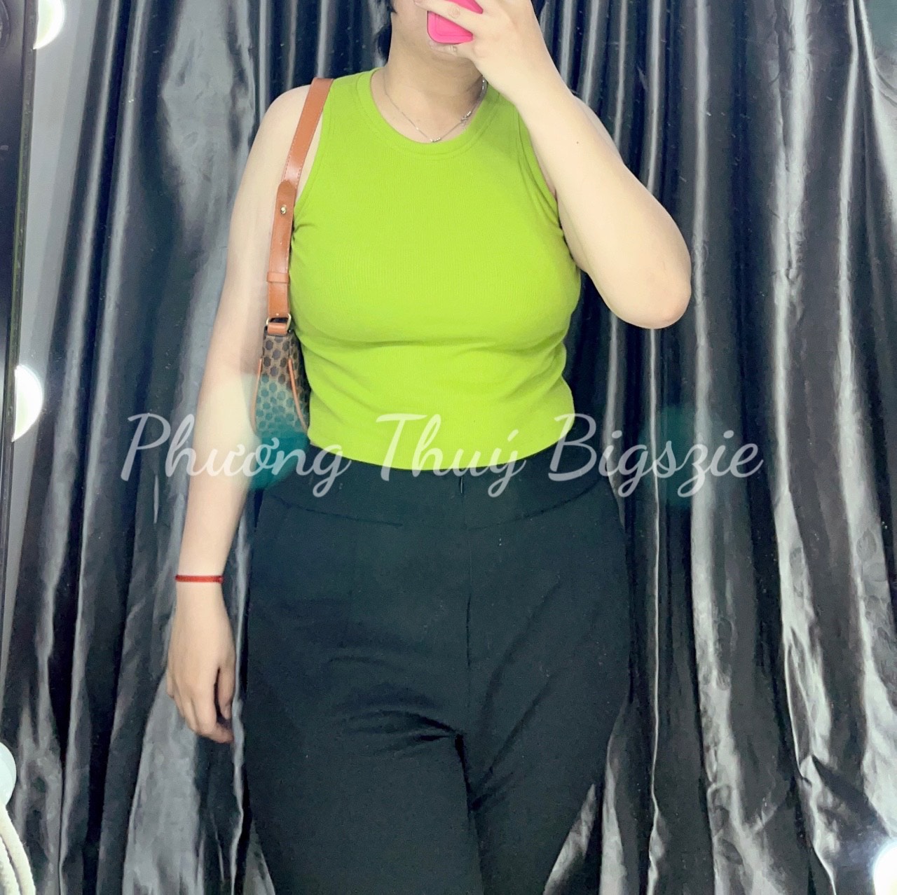 Women's rib spandex tank top .