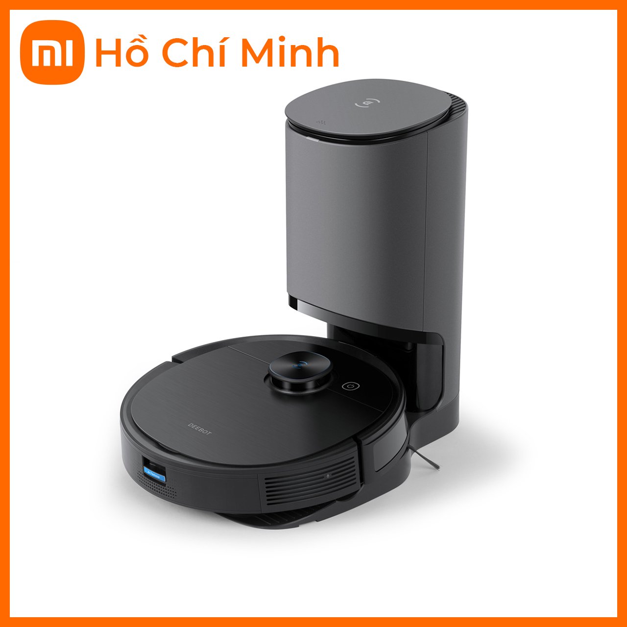 [HCM]Robot hút bụi Ecovacs Deebot T9 AIVI+ [2021] Lực hút 3000Pa 2 chổi cuốn chống rối Tự động làm sạch hộc rác