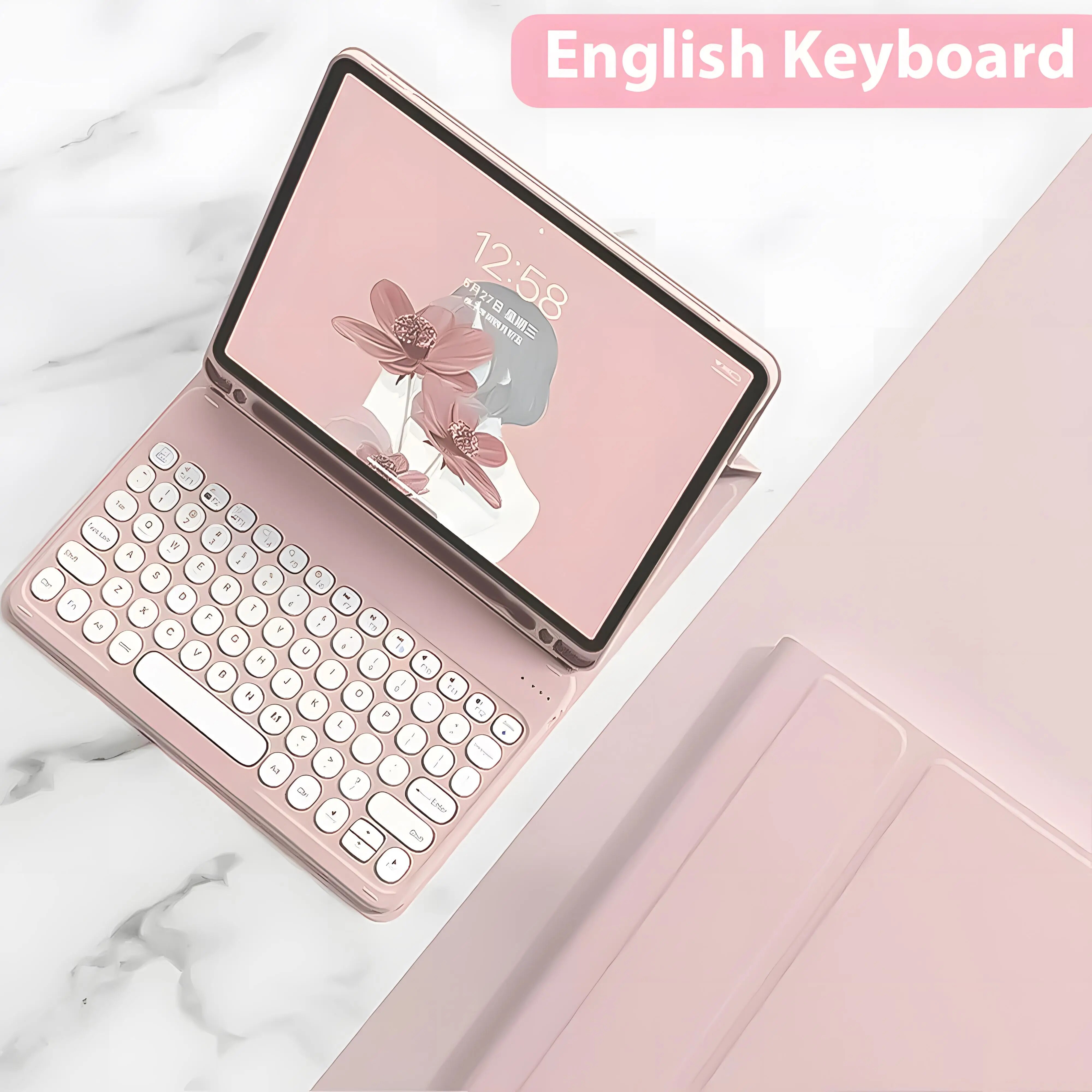 Magic keyboard for ipad 7th 8th 9th 10.2 air 4 5 10.9 pro 11 12.9 tablet case for ipad 5th 6th air 1 2 9.7 cover with mouse