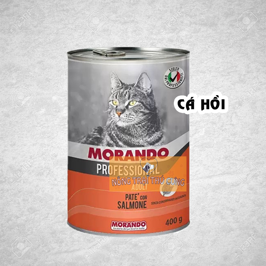Pate Lon MORANDO Adult 400g Cho Mèo Lớn (Ý) - [Nông Trại Thú Cưng]