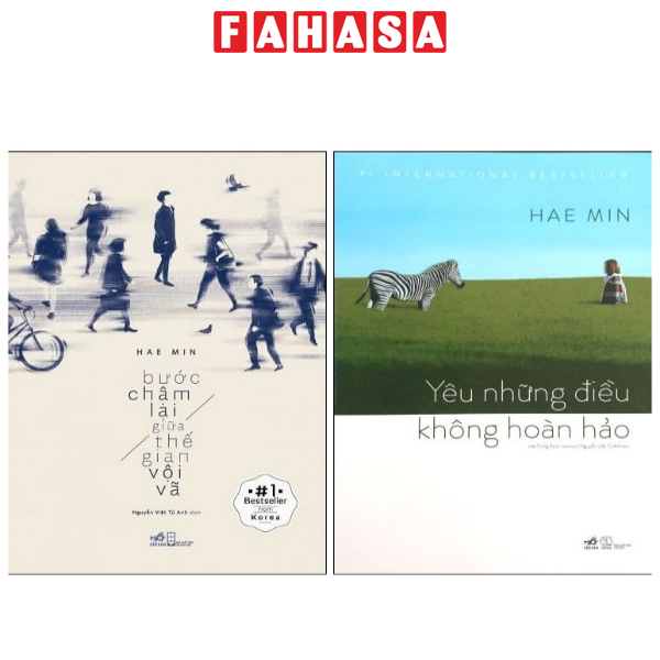 Fahasa - combo sách hay sách bước chậm lại giữa thế gian vội vã + yêu những điều không hoàn hảo