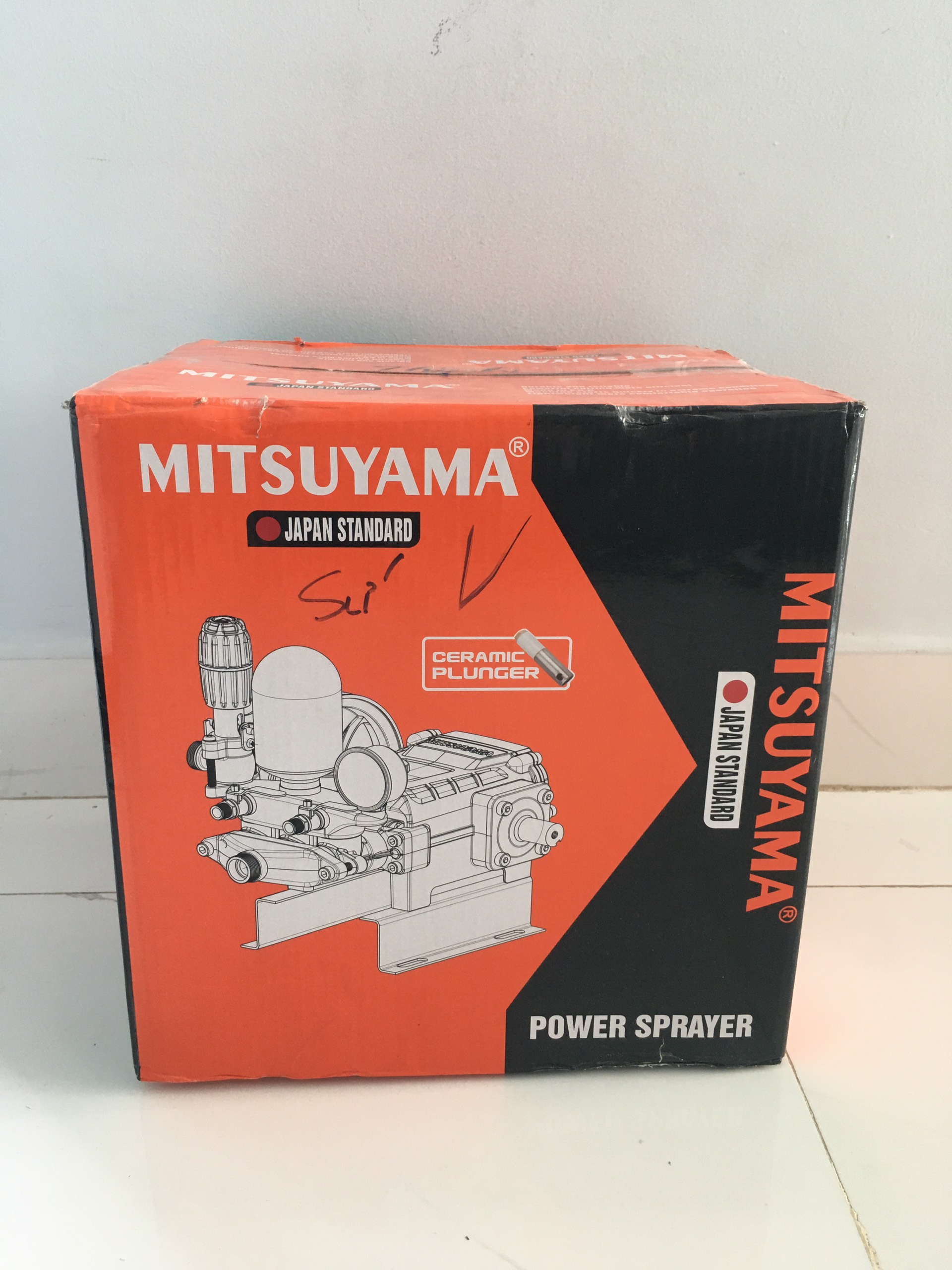 Đầu Phun Xịt Áp Lực 1HP Mitsuyama Piston Sứ