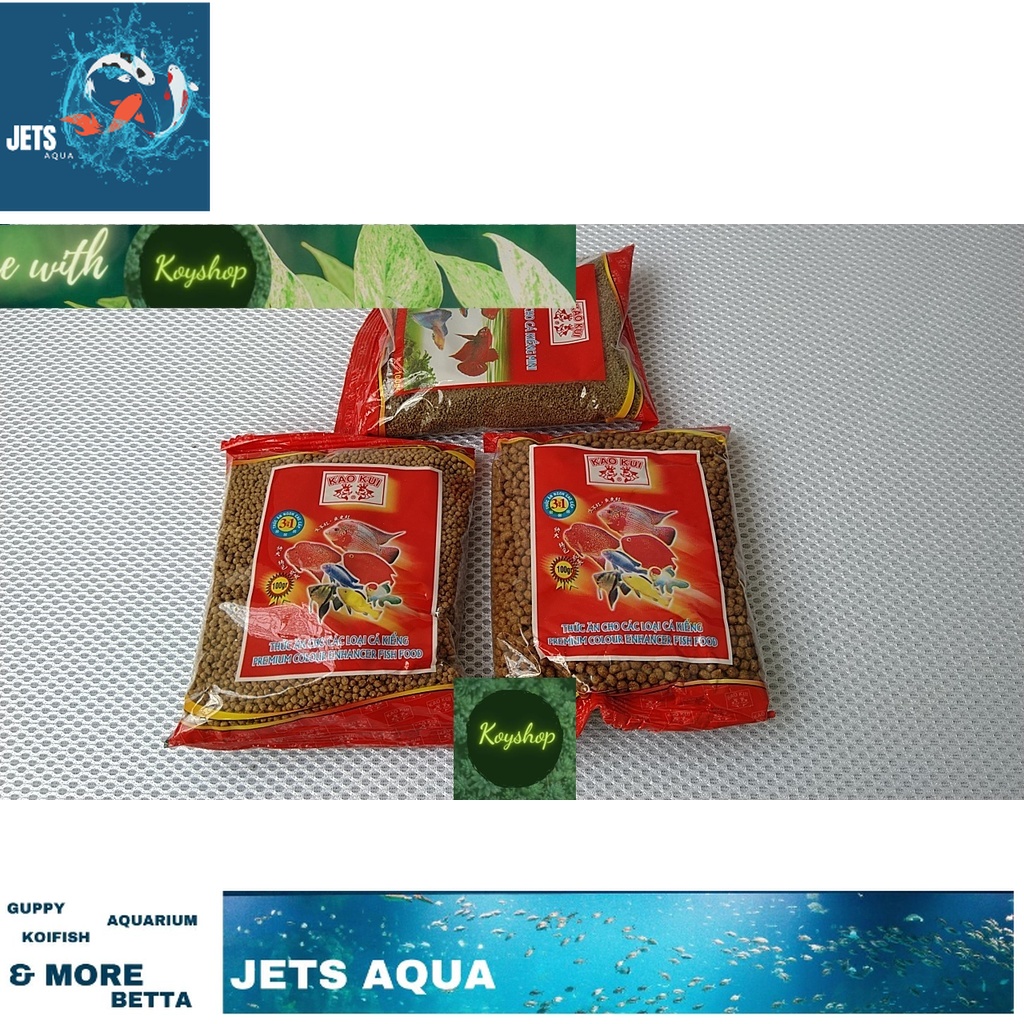 Thức ăn cá cảnh Kaokui, bịch 100gr.