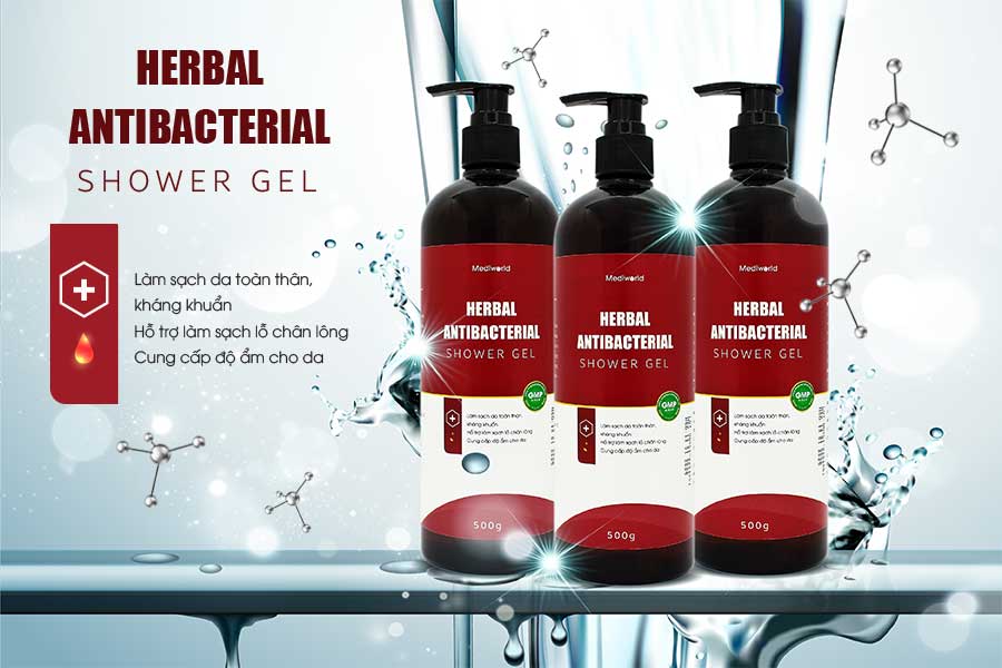 sữa tắm Herbal Antibacterial Shower Gel 500g