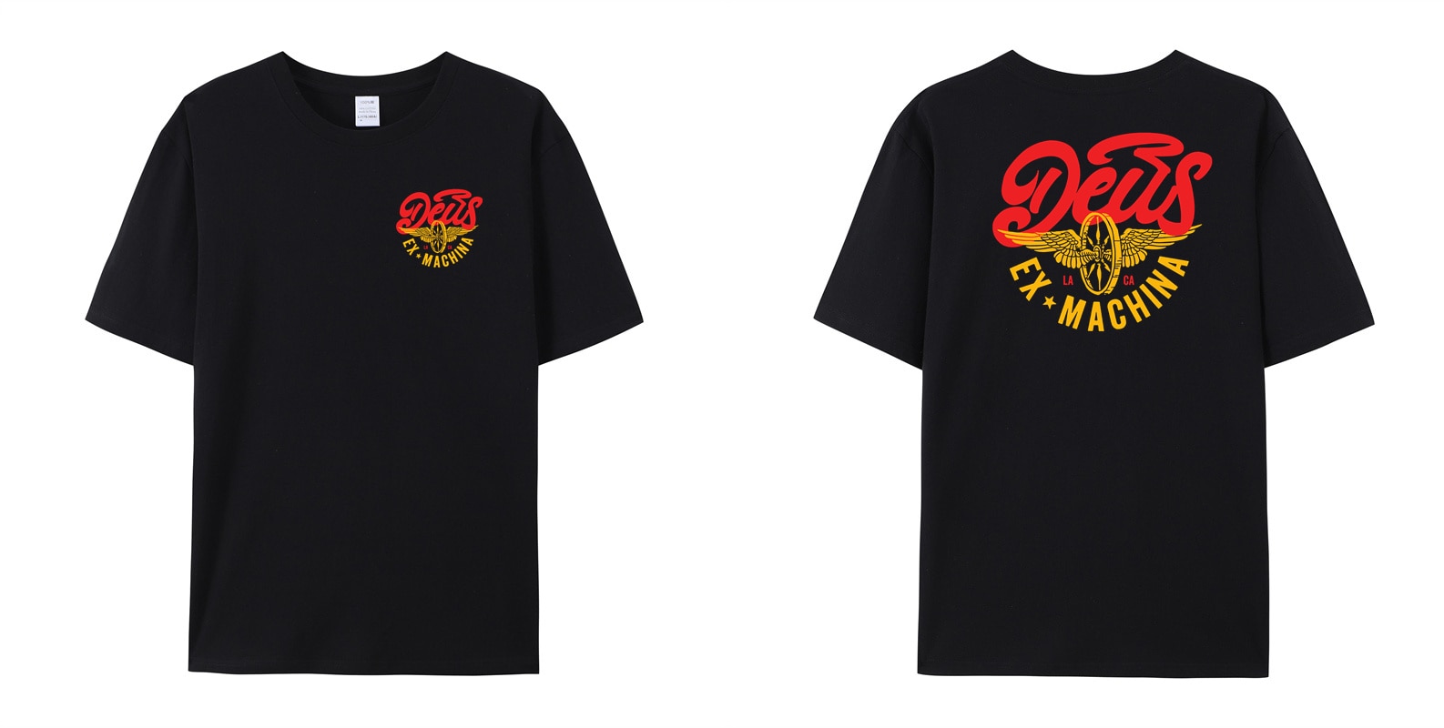 Men's printed T-shirt Deus Men Black M 3Xl Men Tshirt Cotton S5Xl Tee Custom Screen Printed Custom Tee Men Ex Machina