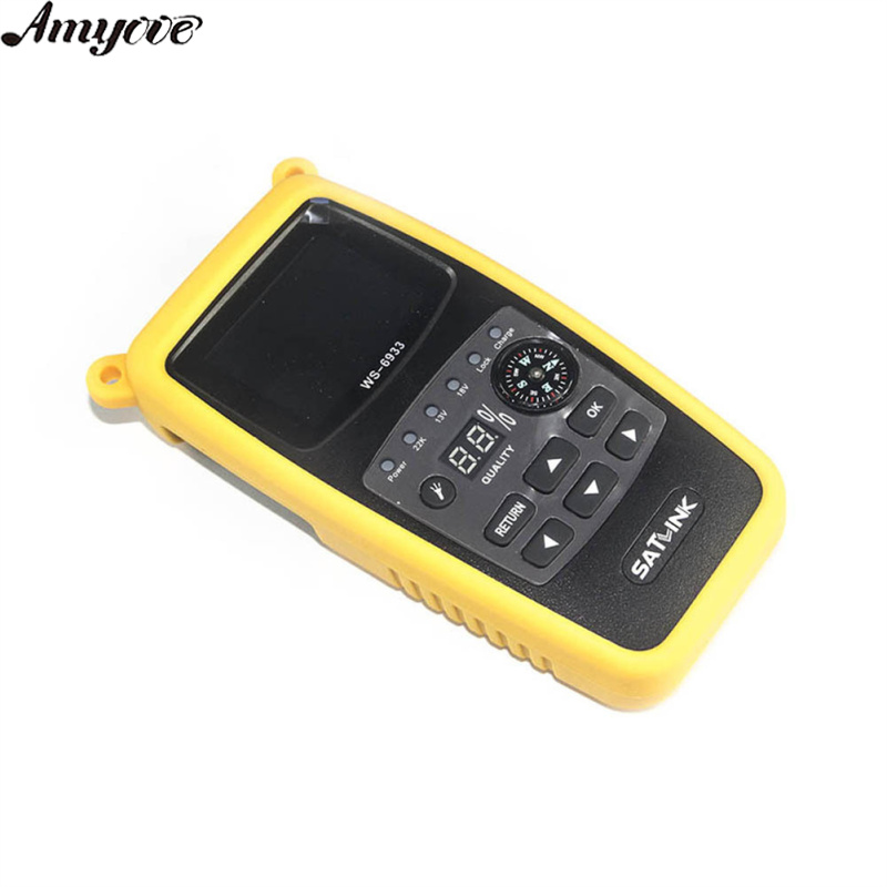 Satellite Finder Satlink Ws-6933 Digital Satfinder Dvb-s2 2.1-inch Lcd Screen Display Sat Meter Detector