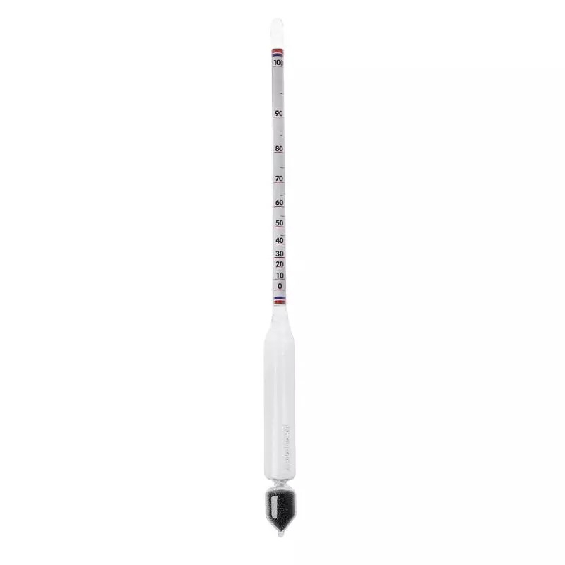 Dụng cụ đo nồng độ cồn, cồn kế đo nồng độ rượu, cồn từ 0 -100 độ