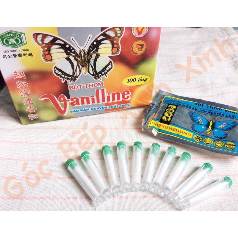 2 ống bột Vani Vinaco hiệu con Bướm