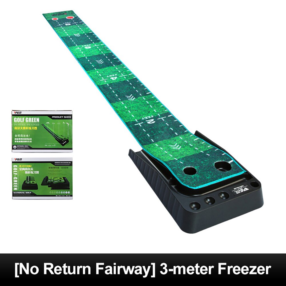 PGM Golf Putter Trainer 3M Golf Putting Mat Green Carpet Practice Set Ball Return Mini Golf Putting Green Fairway Mat 골프용품
