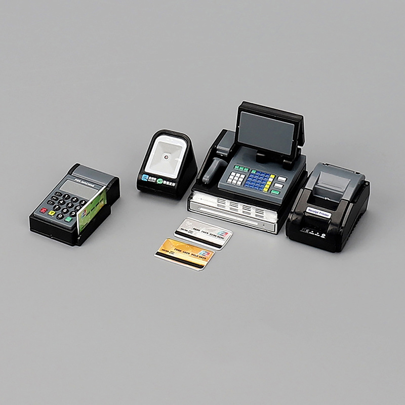 1:12 Dollhouse Mini Doll House Mini Supermarket Cash Register Card ...