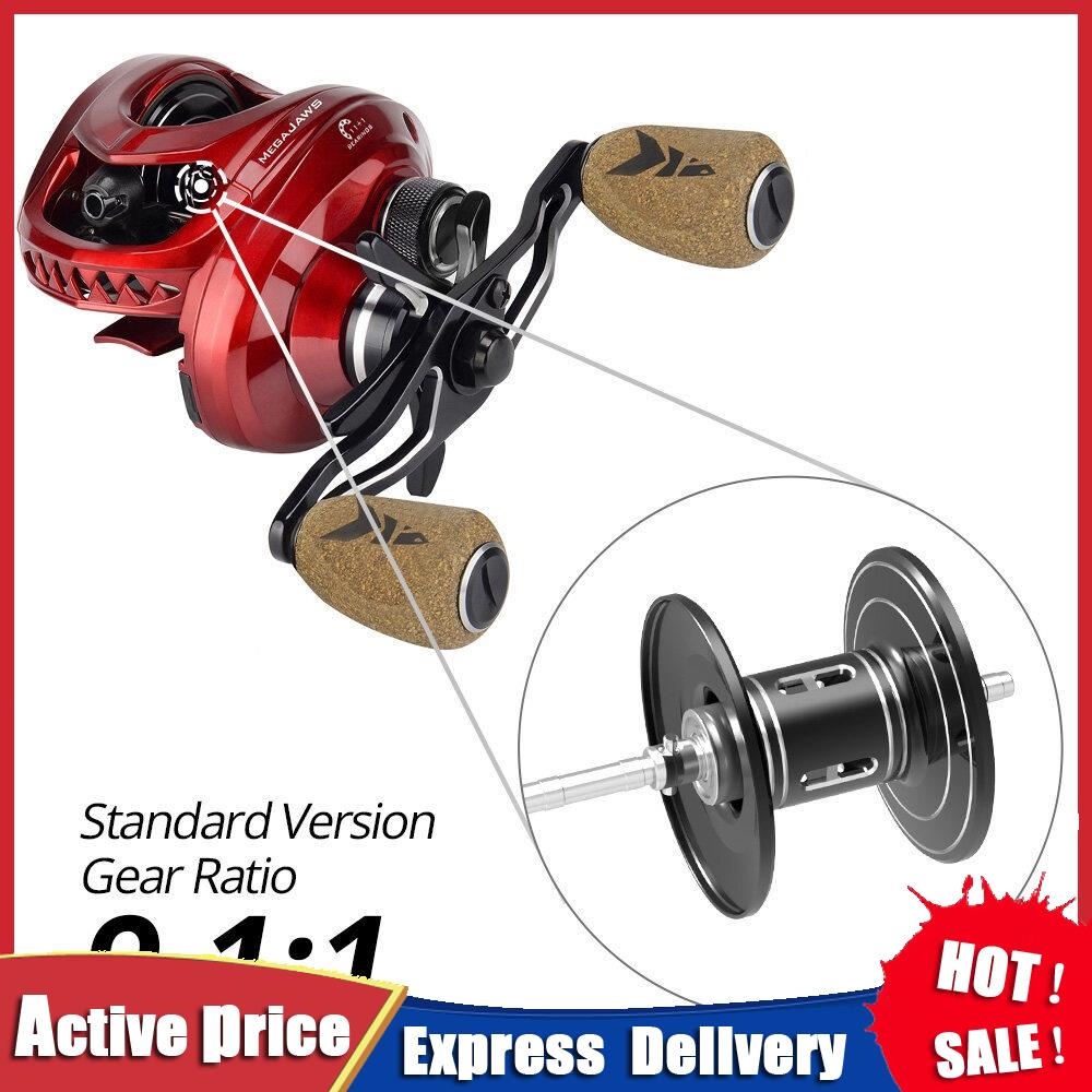 ☑♤KastKing MegaJaws Baitcasting Reel Max Drag 8KG 11 1 BBS Fishing Reel