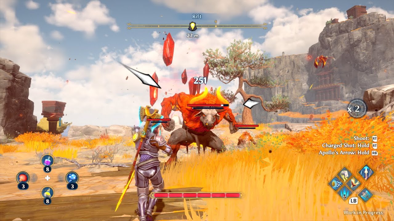 Game Fenyx Rising Switch Gameplay Phoenix Rising Switch Game