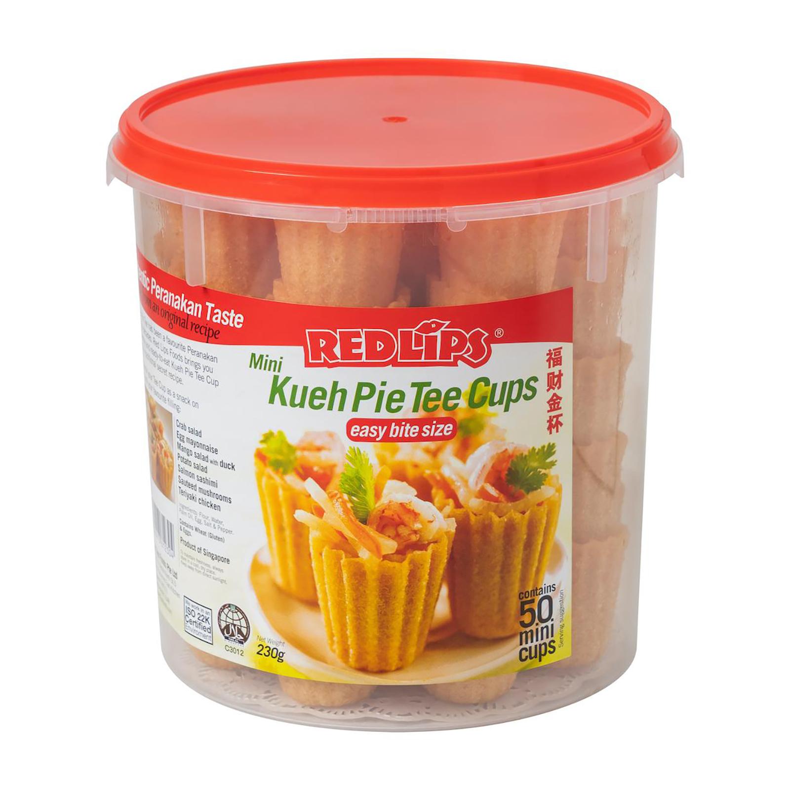 Red Lips Mini Kueh Pie Tee Cups Lazada Singapore