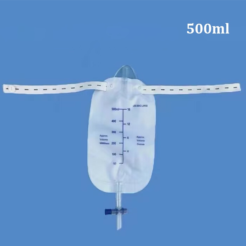 Disposable Drainage Bag Leg Tie Catheter Urine Collection Bag Connected