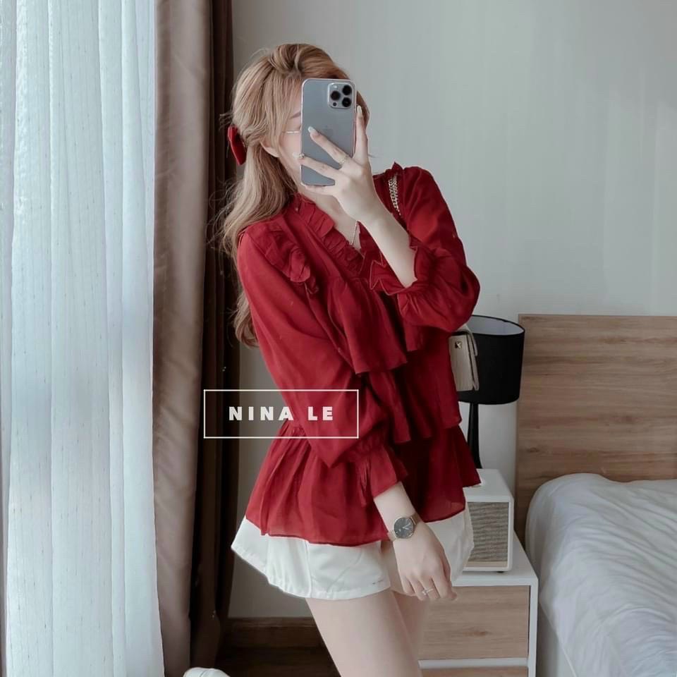 sét áo lụa quần form về đủ màu xinh lung linh dx22