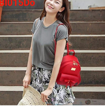 [ CÓ SẴN ] BALO da nữ kết nơ cho người lớn và trẻ em đều đeo đẹp đựng vừa vở HOT HIT M66