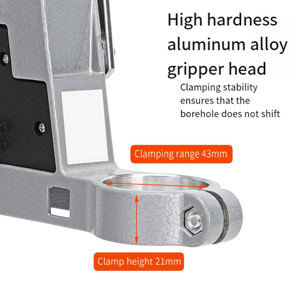 Aluminum Bench Drill Stand Single- Electric Drill Base Frame Drill Holder Power Grinder Replacement Parts for Woodwork.