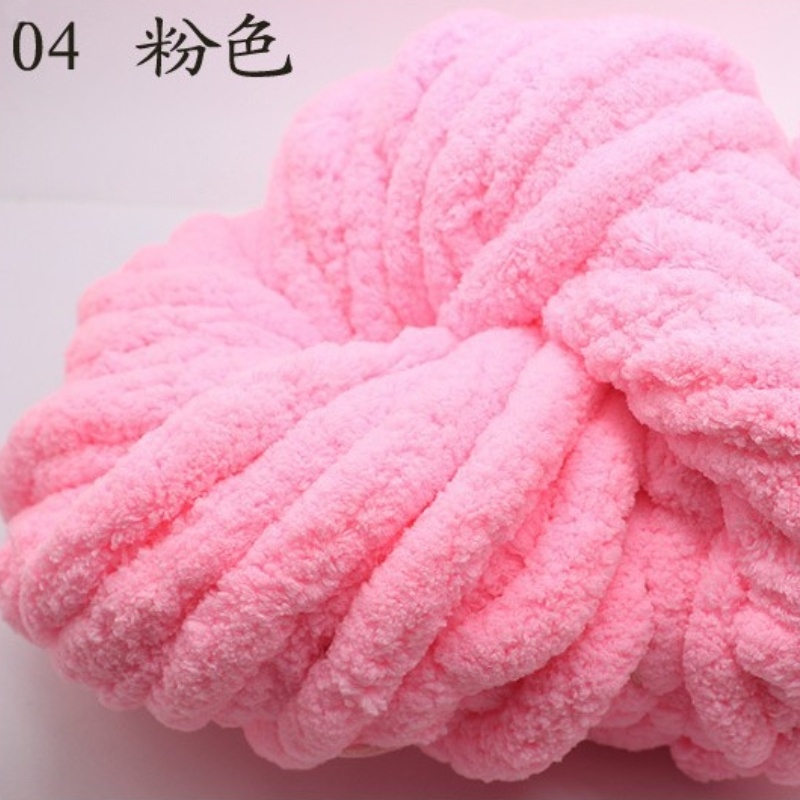 ┋﹍ Cuộn len Chenille 250gr siêu mềm mại Len Chunky Cuộn To