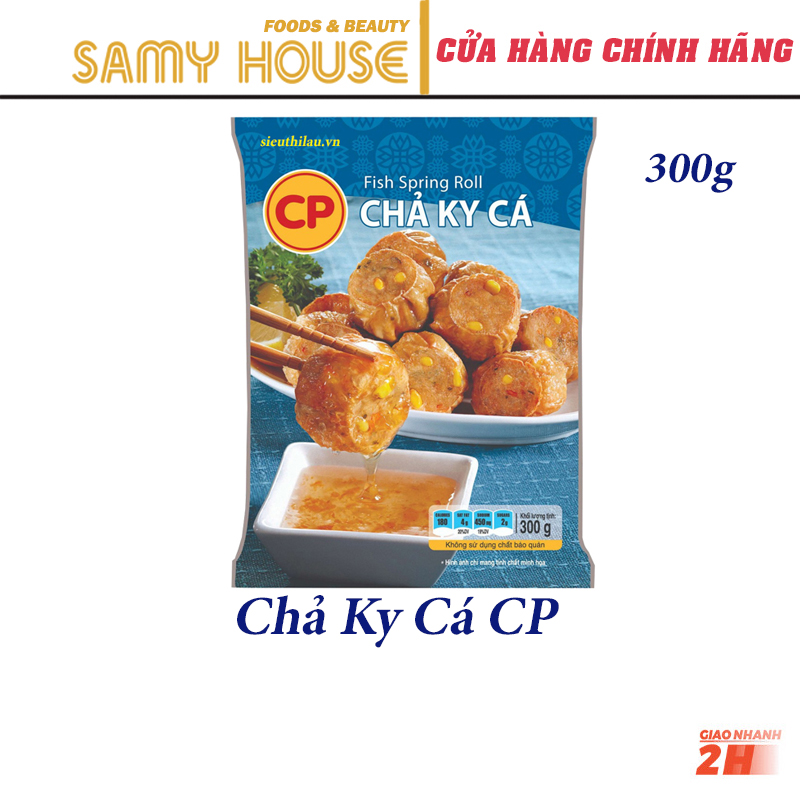 [Samy Food] [HCM SHIP 2H] Chả Ky Cá CP 300g