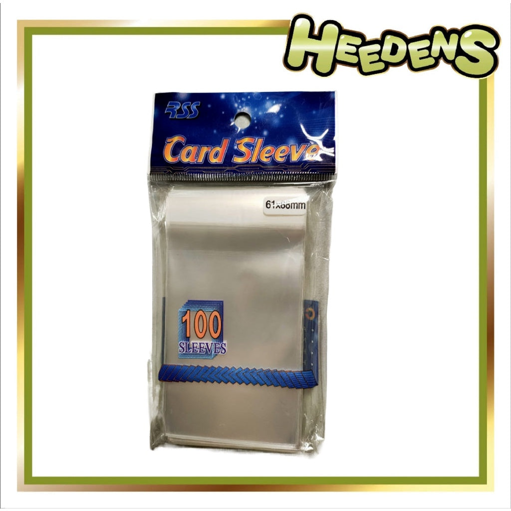 RSS Resealable Transparent Card Sleeves 61 x 88m (100 Sleeves) | Lazada  Singapore