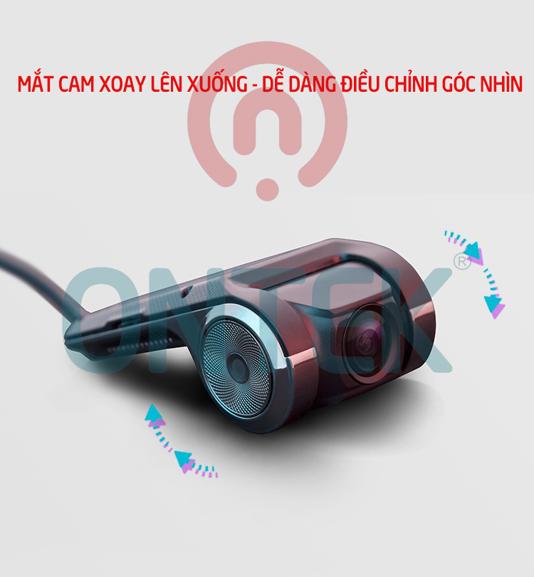 Camera hành trình Ontekco Dashcam U2 cắm màn hình android Full HD 1080P