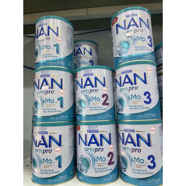 Sữa Bột Nestlé NAN Optipro 1, 2,3,4 Hộp 850g (Thụy Sĩ)