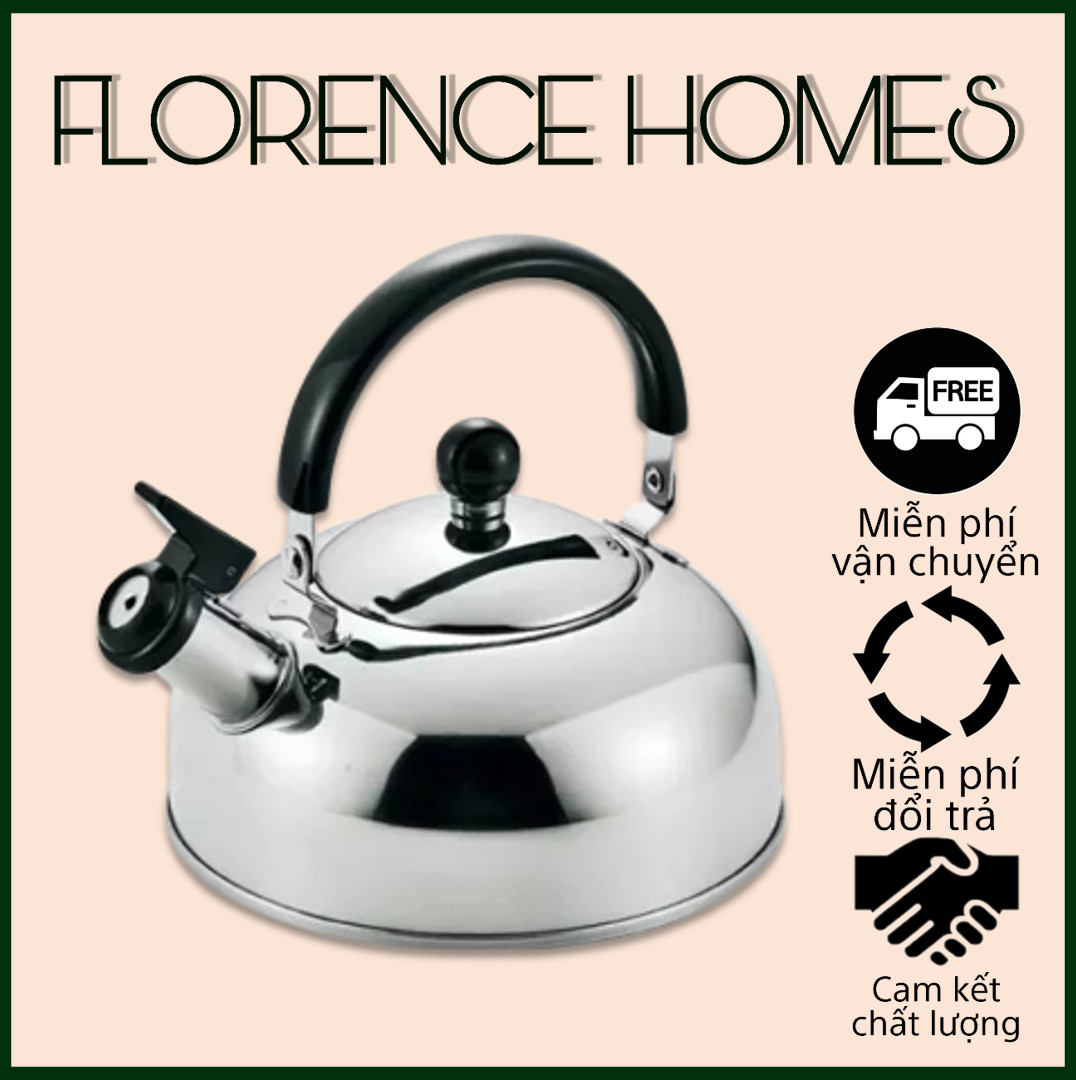 [HCM] ẤM ĐUN NƯỚC BẰNG INOX CAO CẤP CÓ THỂ DÙNG CHO BẾP TỪ SIÊU TIẾT KIỆM NHIÊN LIỆU ĐA NĂNG TIỆN DỤNG. VẬT DỤNG NHÀ BẾP