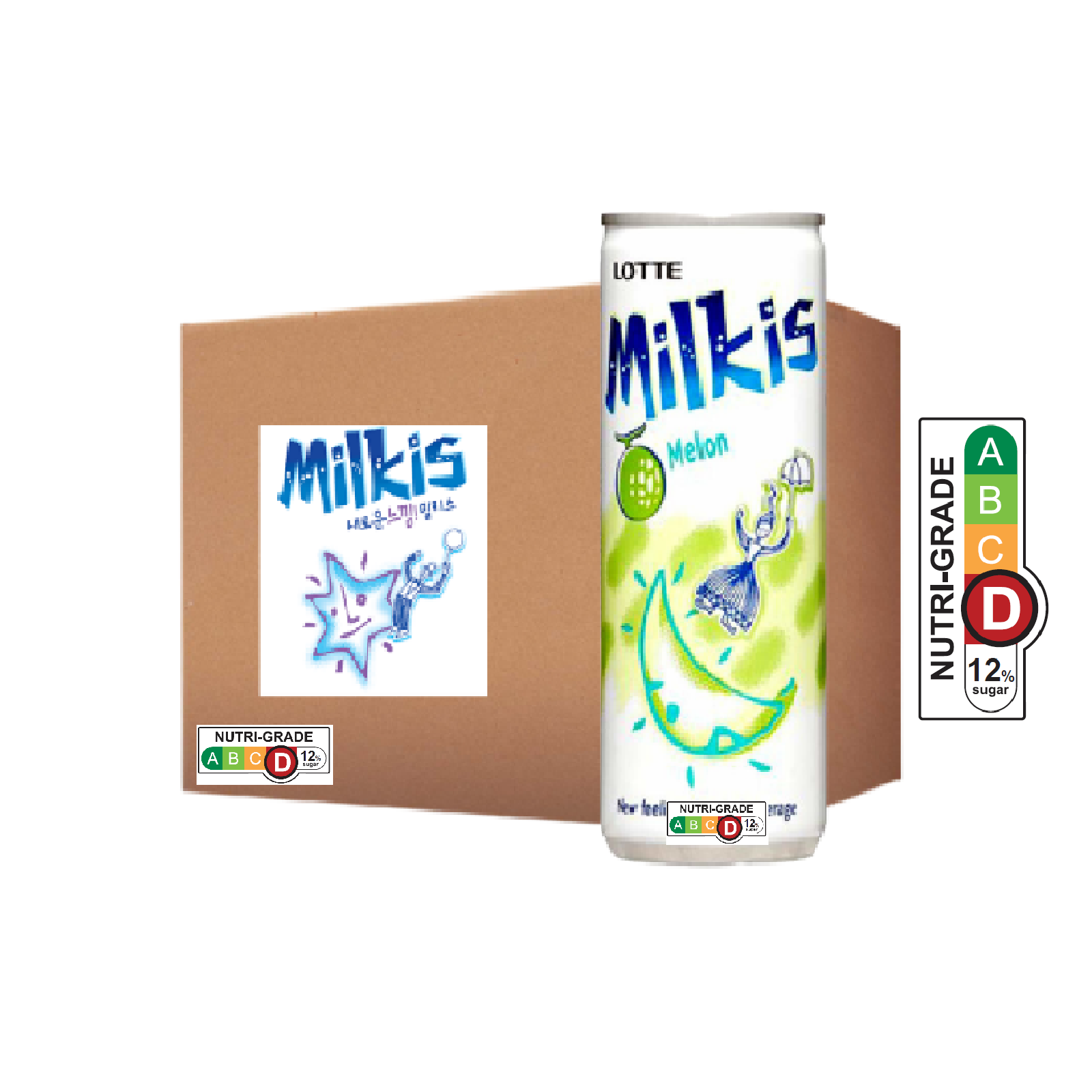 LOTTE Milkis Melon Soda Case (30 x 250ml) Lazada Singapore