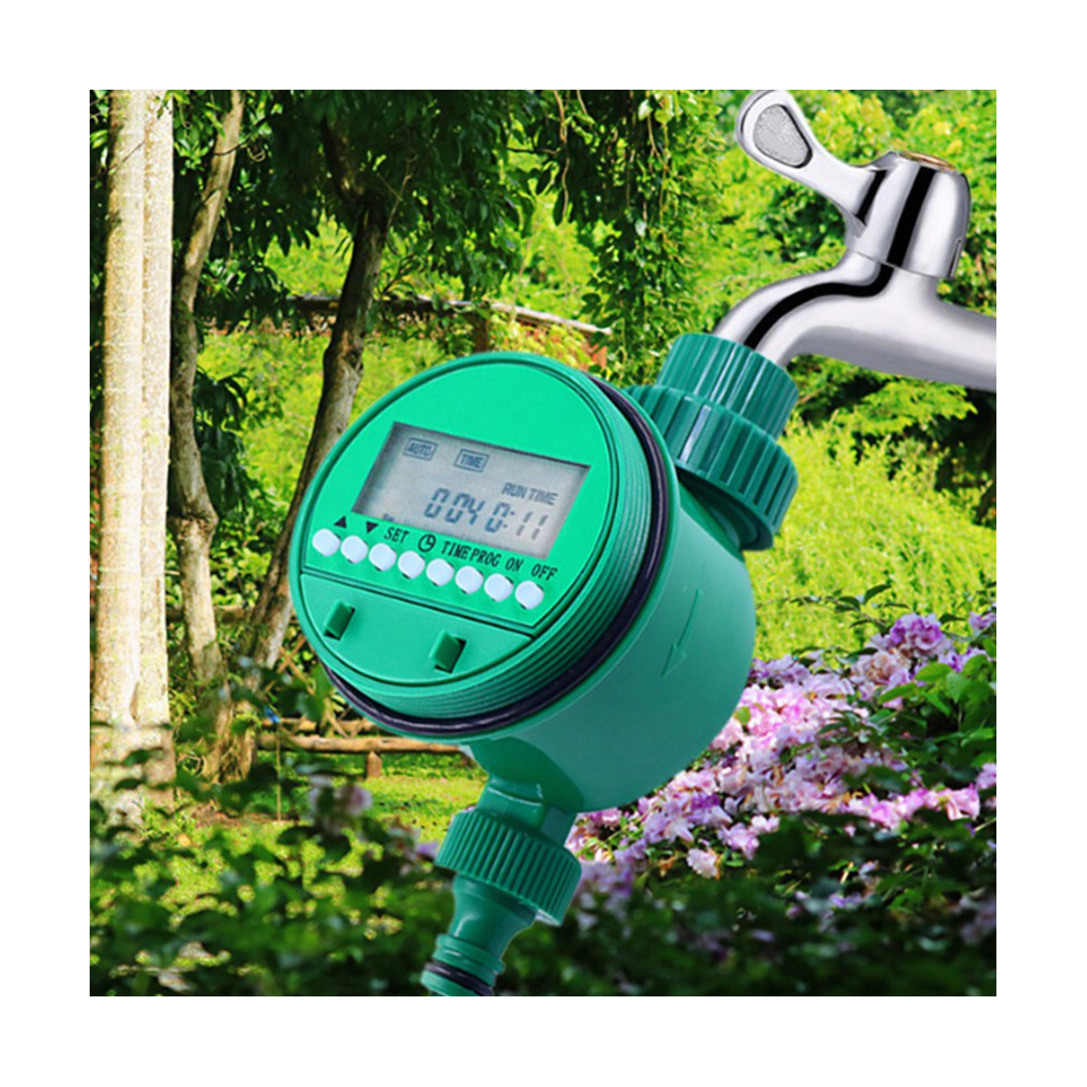 Irrigation Timer -Automatic Electronic LCD Display Home Water Timer Garden Plant Watering Irrigation Controller System