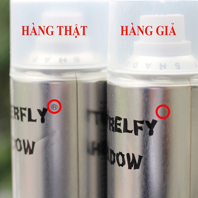 Gôm Xịt Tóc Butterfly Shadow Giữ Nếp Tạo Kiểu Tóc