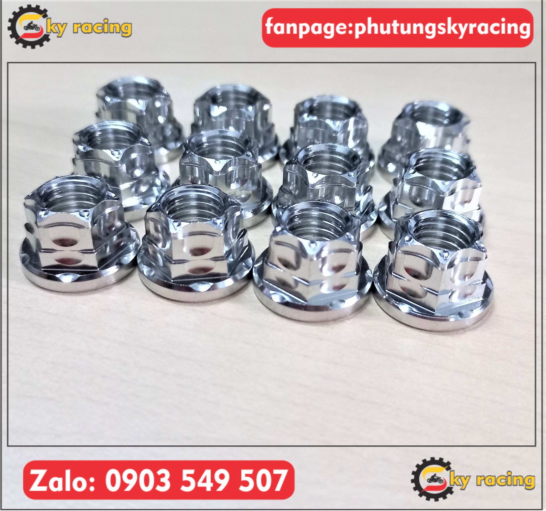 Tán inox 304 th pro 6li, 8li gắn nhiều vị trí... giá 1 con