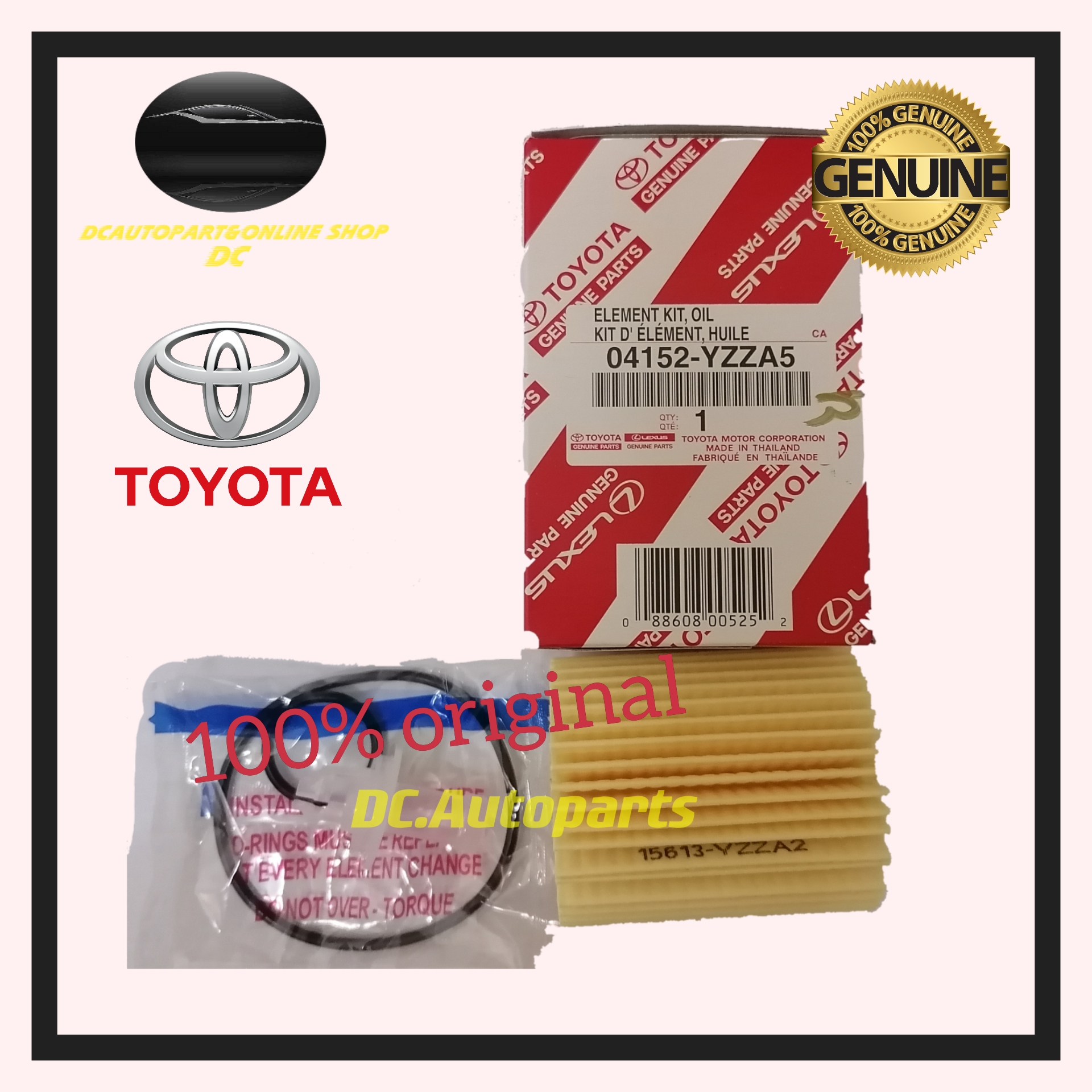 ORIGINAL TOYOTA OIL FILTER LEXUS IS250 GSE20 GSE30 GS300 V6 GRS190