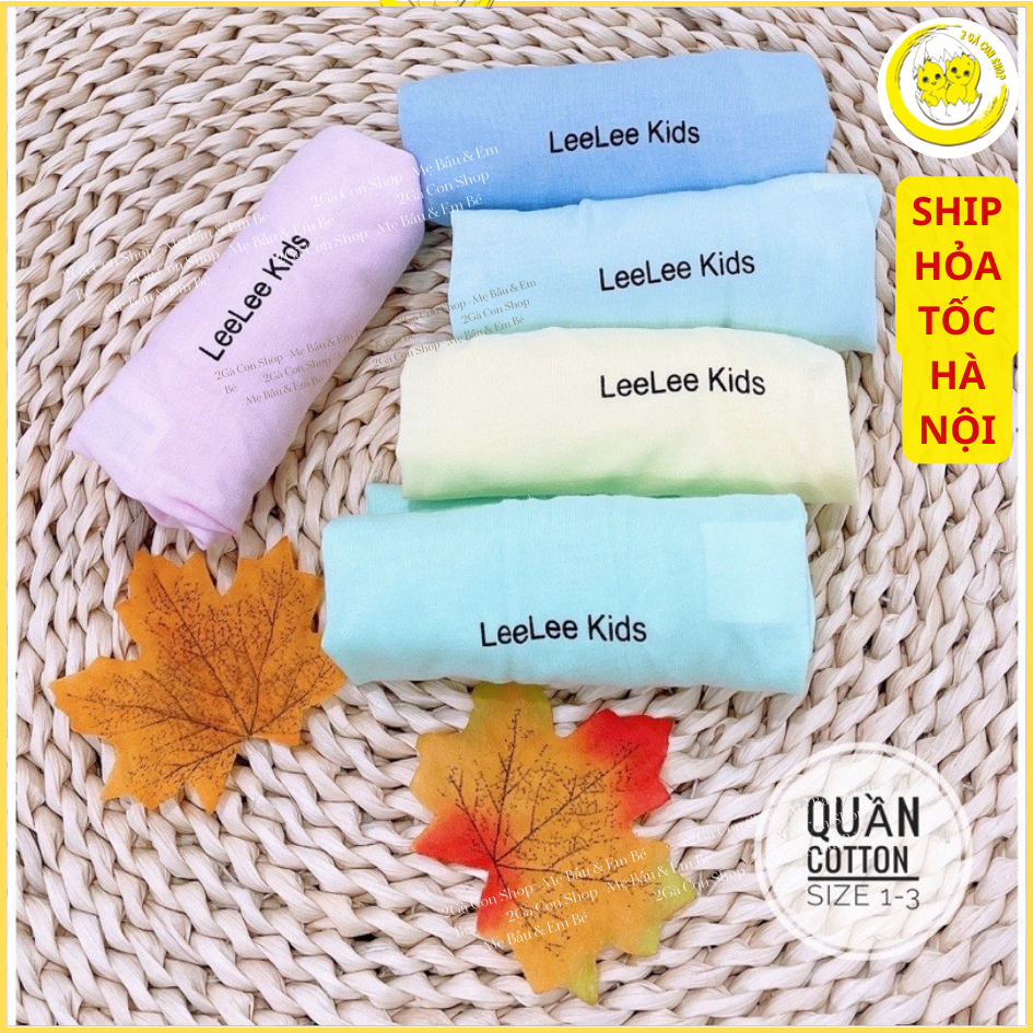 Quần chục dài sơ sinh đáp đũng Leekid