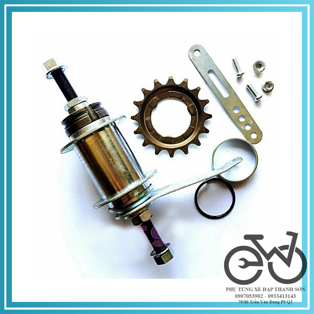 Đùm sau xe đạp fixed gear single 32/36 lỗ cao cấp