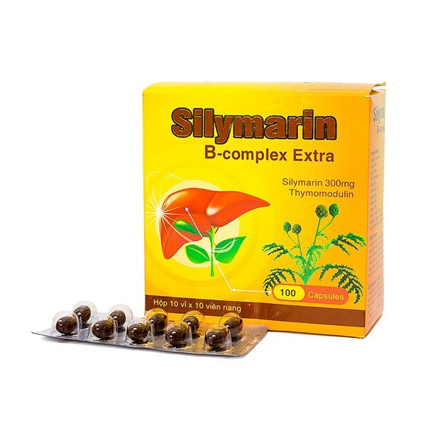 Bổ gan silymarin b-complex extra - hộp 100v