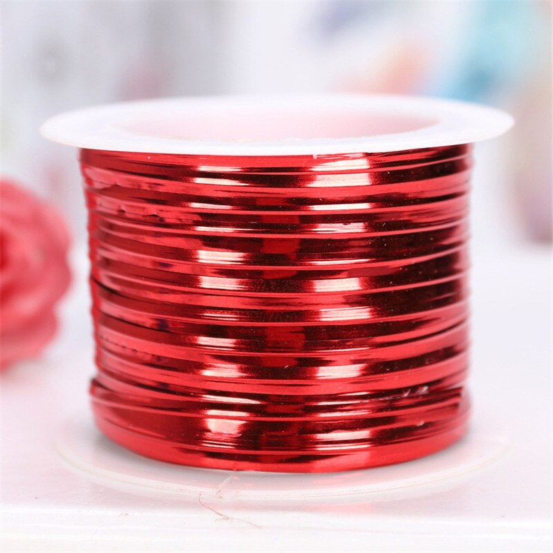 15M/Roll Twist Wire Cookie Gift Bags Seal Wires Tying Wrapping Rion Cords For Packaging Supplies Baking Kitchen Accessories