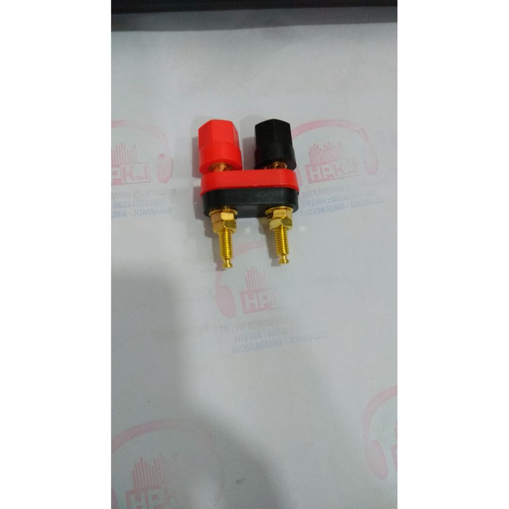 Double Binding Post Gold double bd post gold Plated Terminal 2 Port