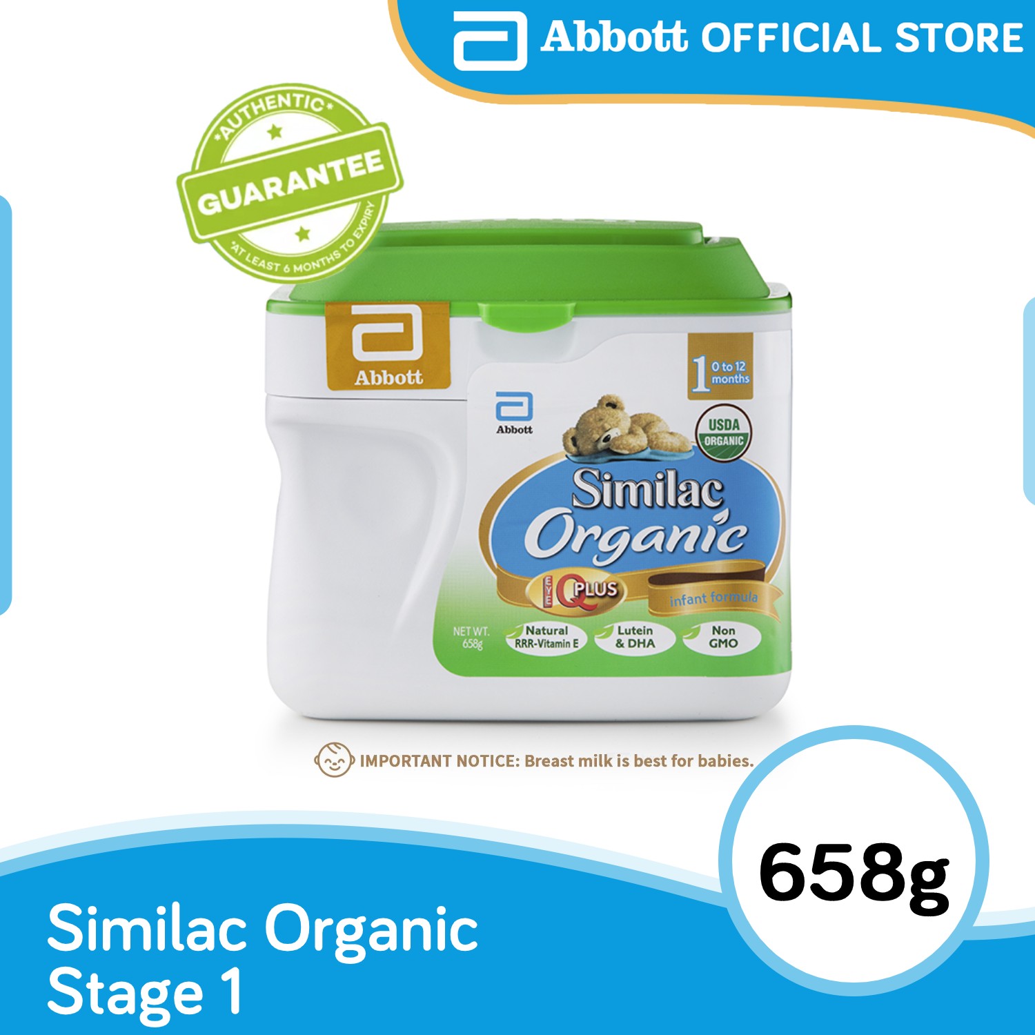 similac organic infant formula