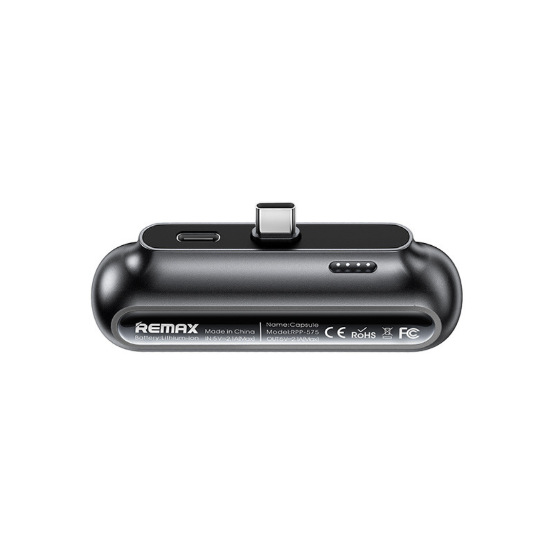 Remax official mini type usb c emergency 2500mah small travel 2 1a
