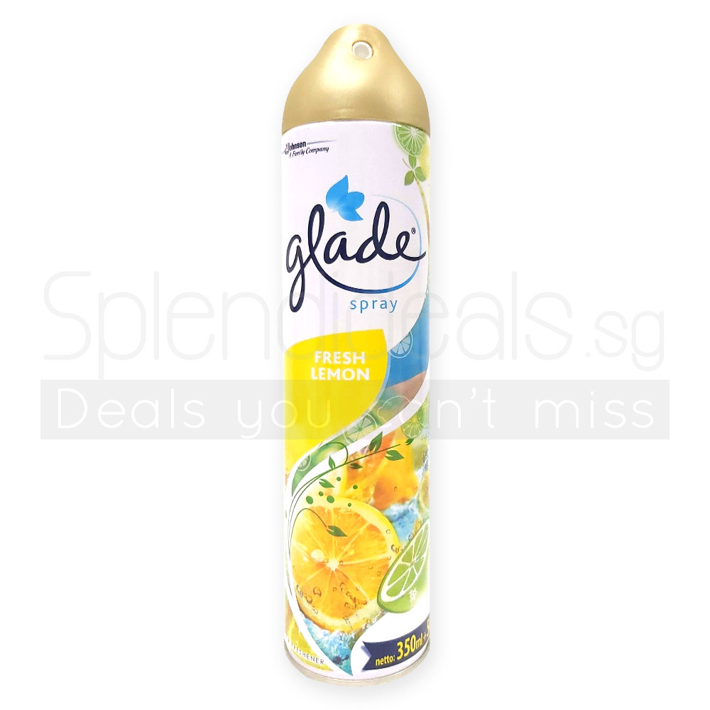 Pack Of 6 Glade Air Freshener Spray Fresh Lemon 400ml 0402 Lazada Singapore