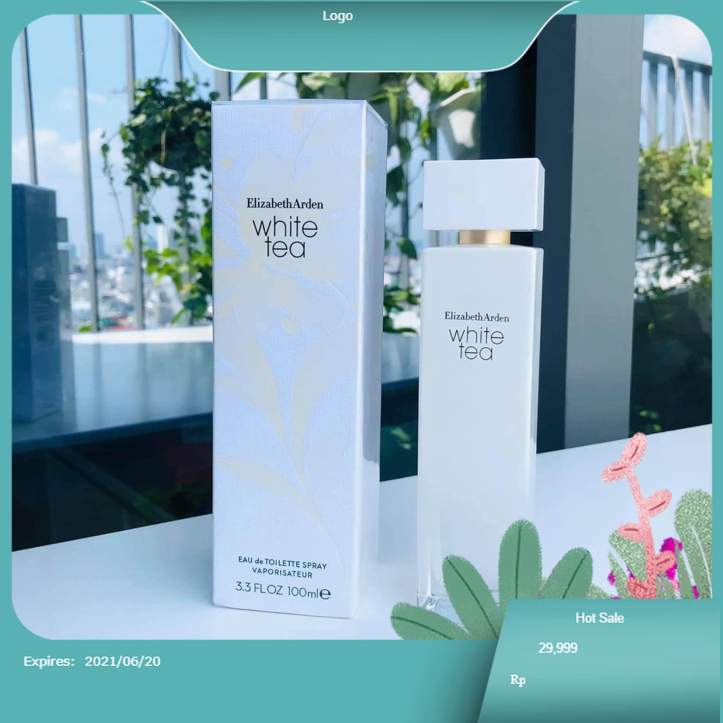 Nước hoa nữ elizabeth arden white tea edt 100ml